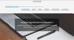 Desktop Screenshot of lisaelama.com